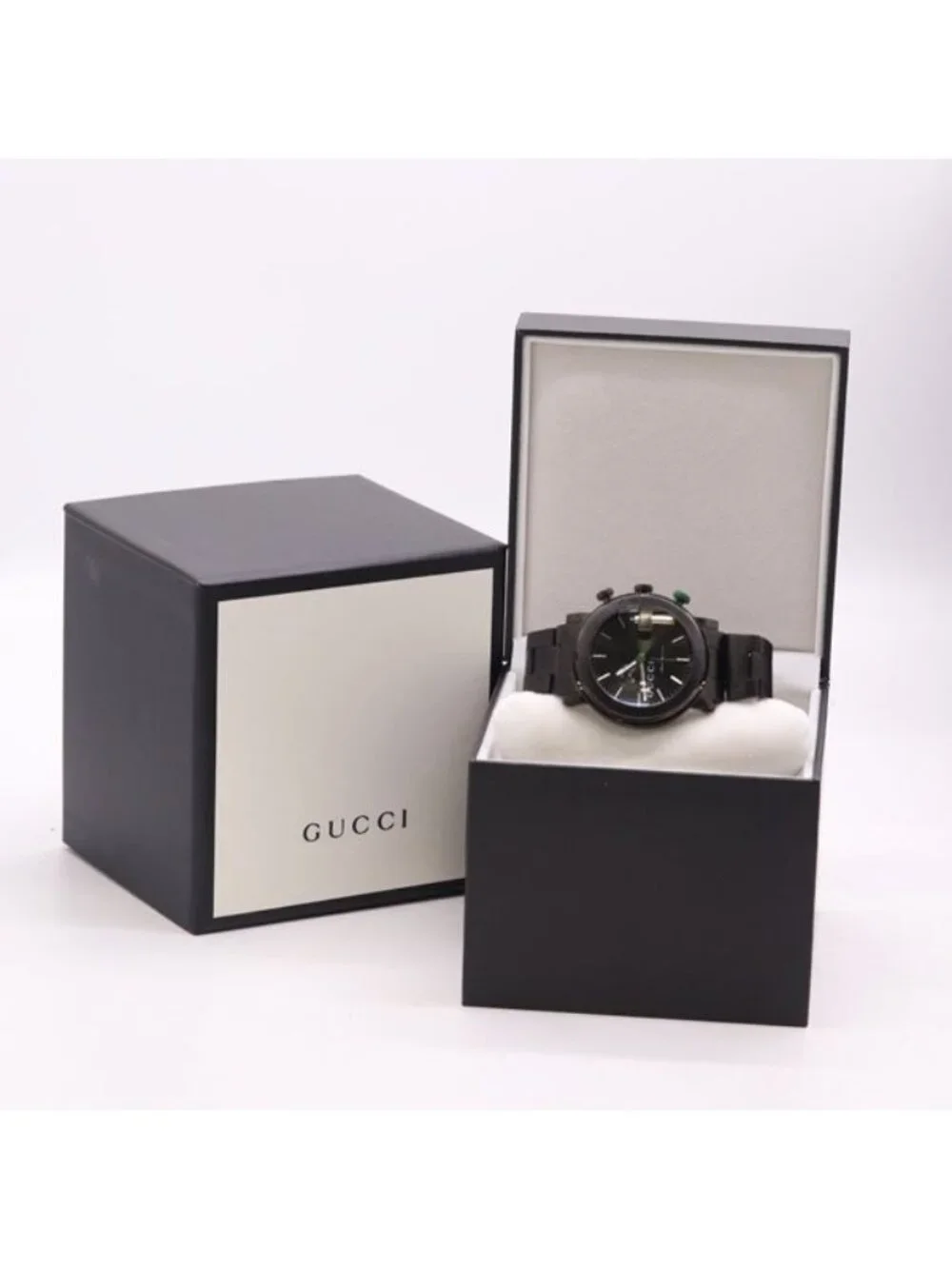 Gucci G-round Quartz Chronograph Sherry Line Dial Watch